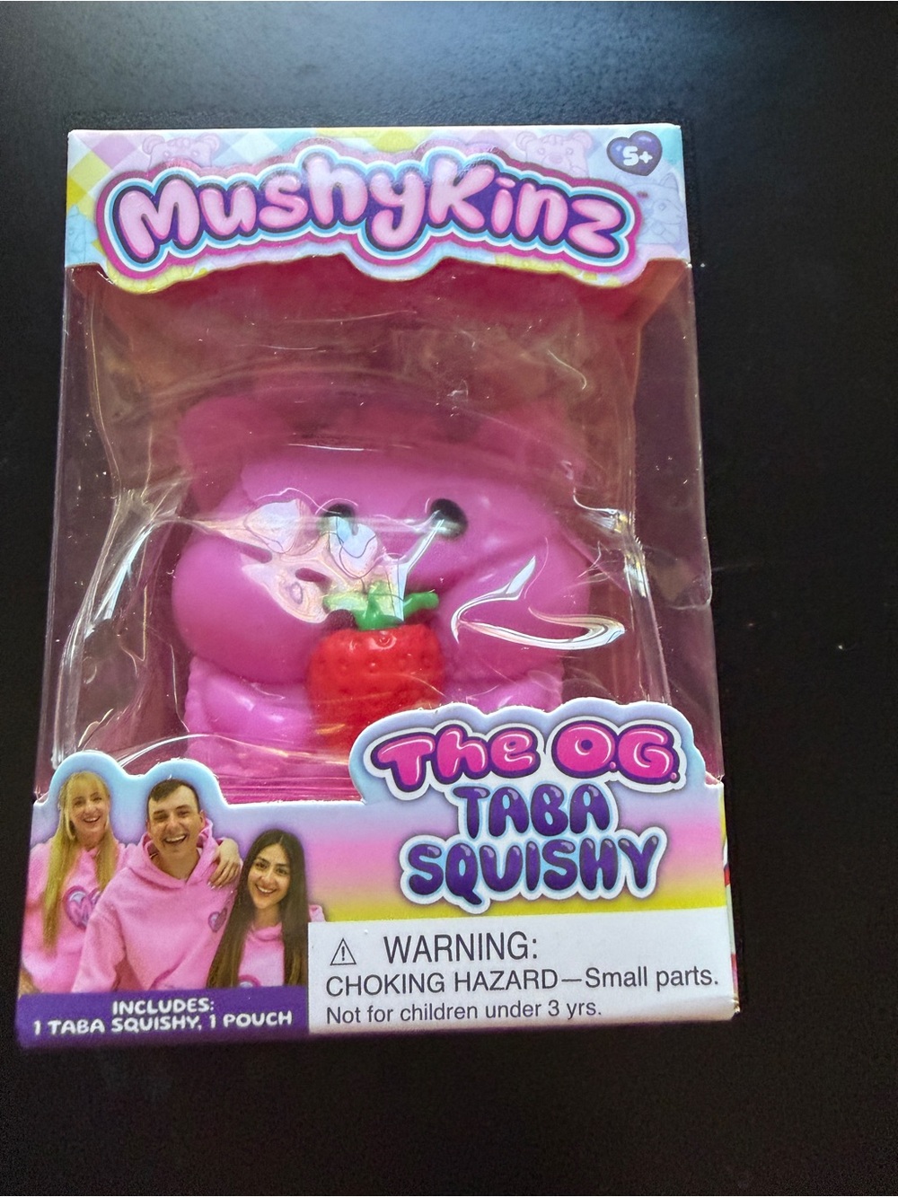 New Mushykinz OG Taba Squishy Series 1 Toy Rosy Pink Strawberry Fidget